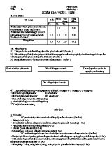 Kiểm tra viết 1 tiết Địa 7
